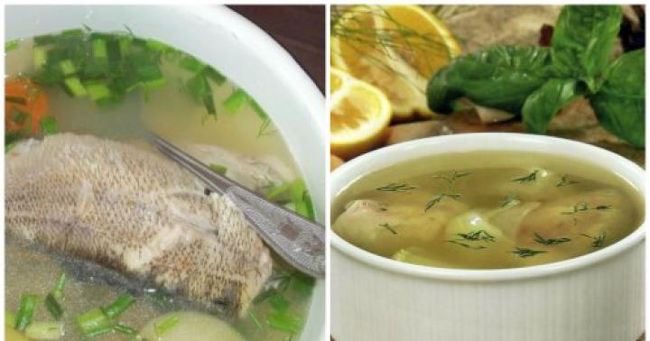 حساء السمك في وصفة عموم.  الحساء اللذيذ.  أذن دونسكايا التقليدية